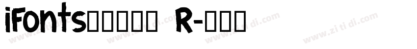 iFonts航天腾飞体 R字体转换